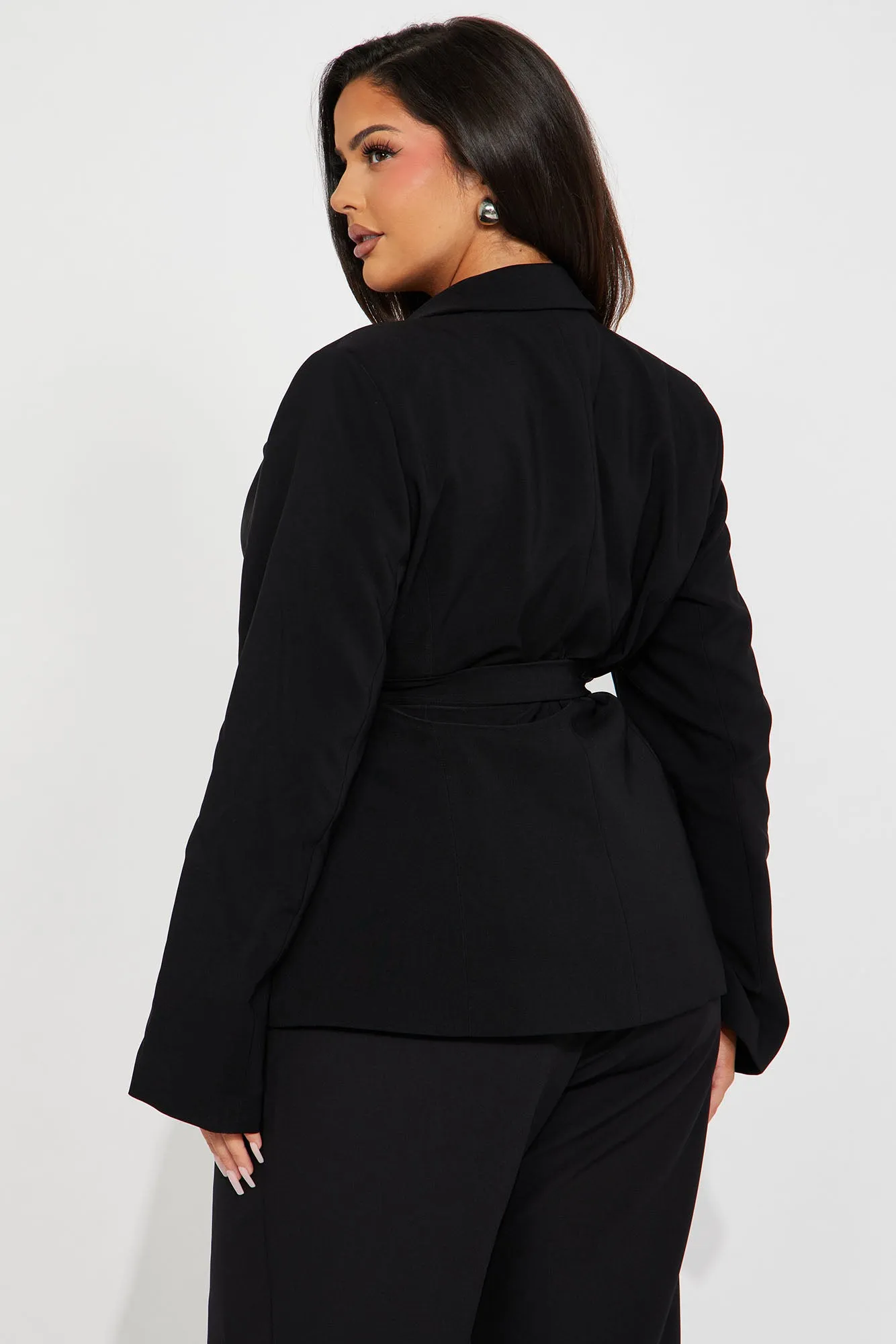 About Her Business Blazer - Black