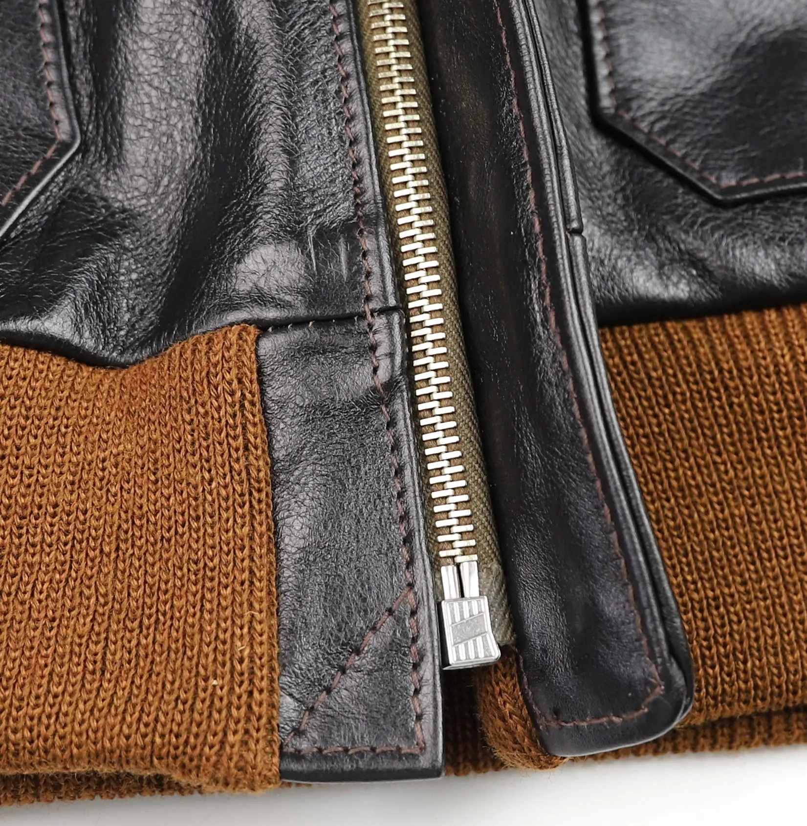 Aero A-2 Military Flight Jacket, size 44, Blackened Brown Vicenza