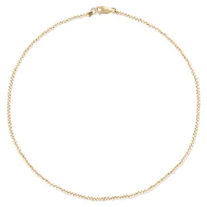 Alexa Leigh - 2mm Yellow Gold Ball 15" Necklace