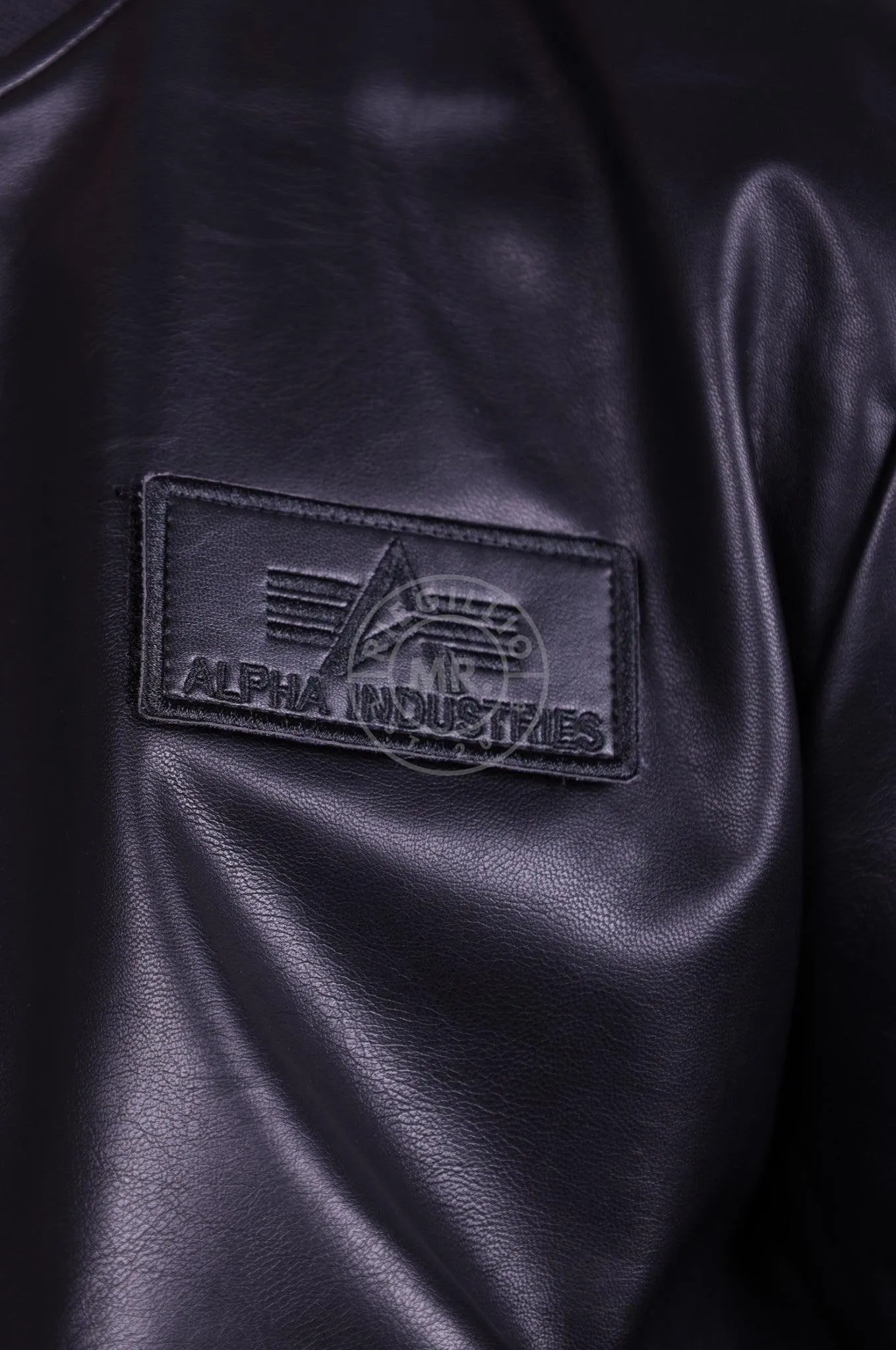 Alpha Industries MA-1 VF Vegan Leather Black