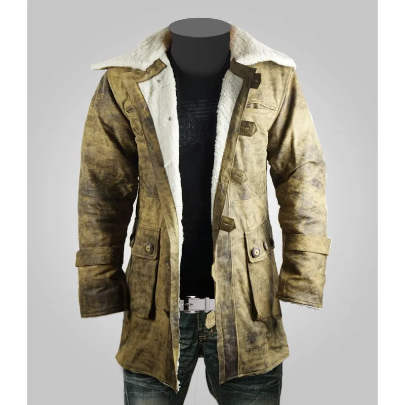 Bane Tom Hardy The Dark Knight Rises 2012 Leather Coat