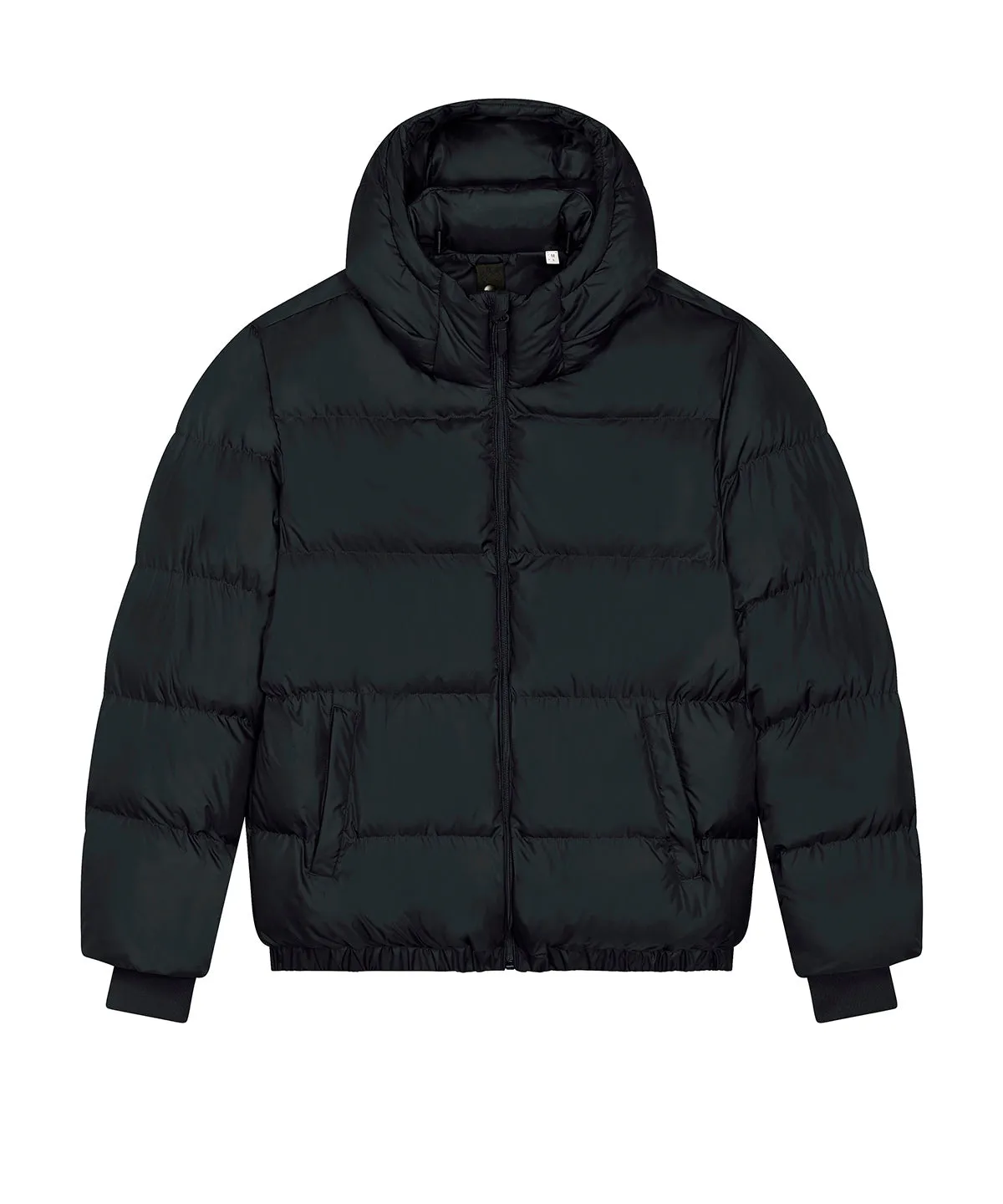 Black - Unisex Puffer oversized jacket (STJU840)