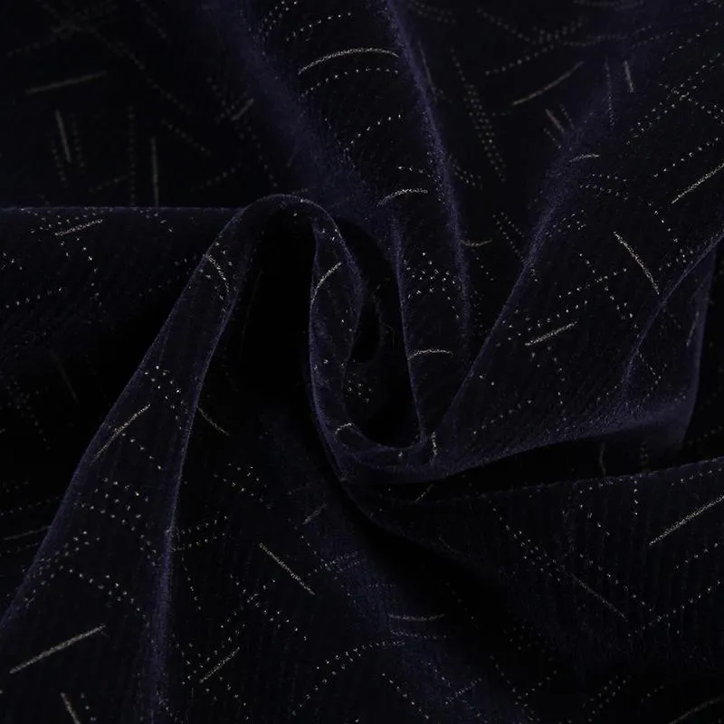 Blazer en velours vintage à revers crantés