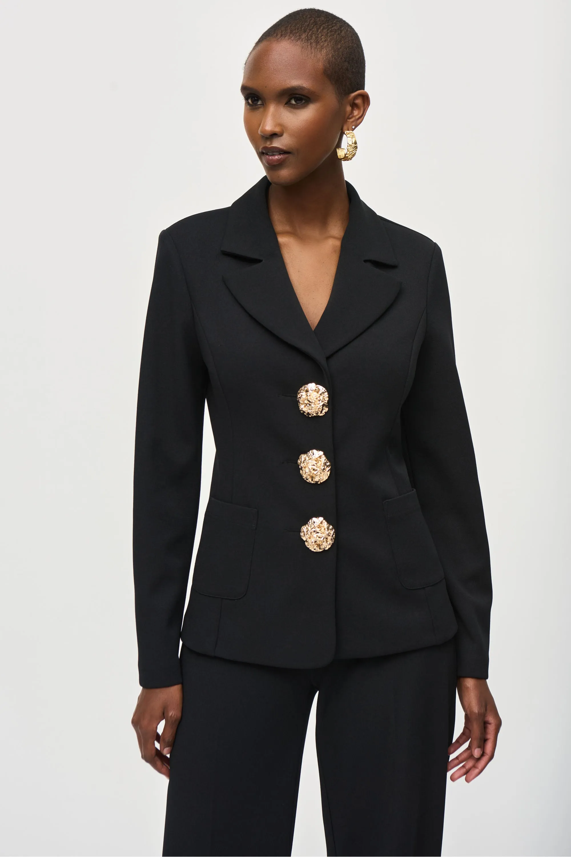 BLAZER WITH GOLD BUTTONS