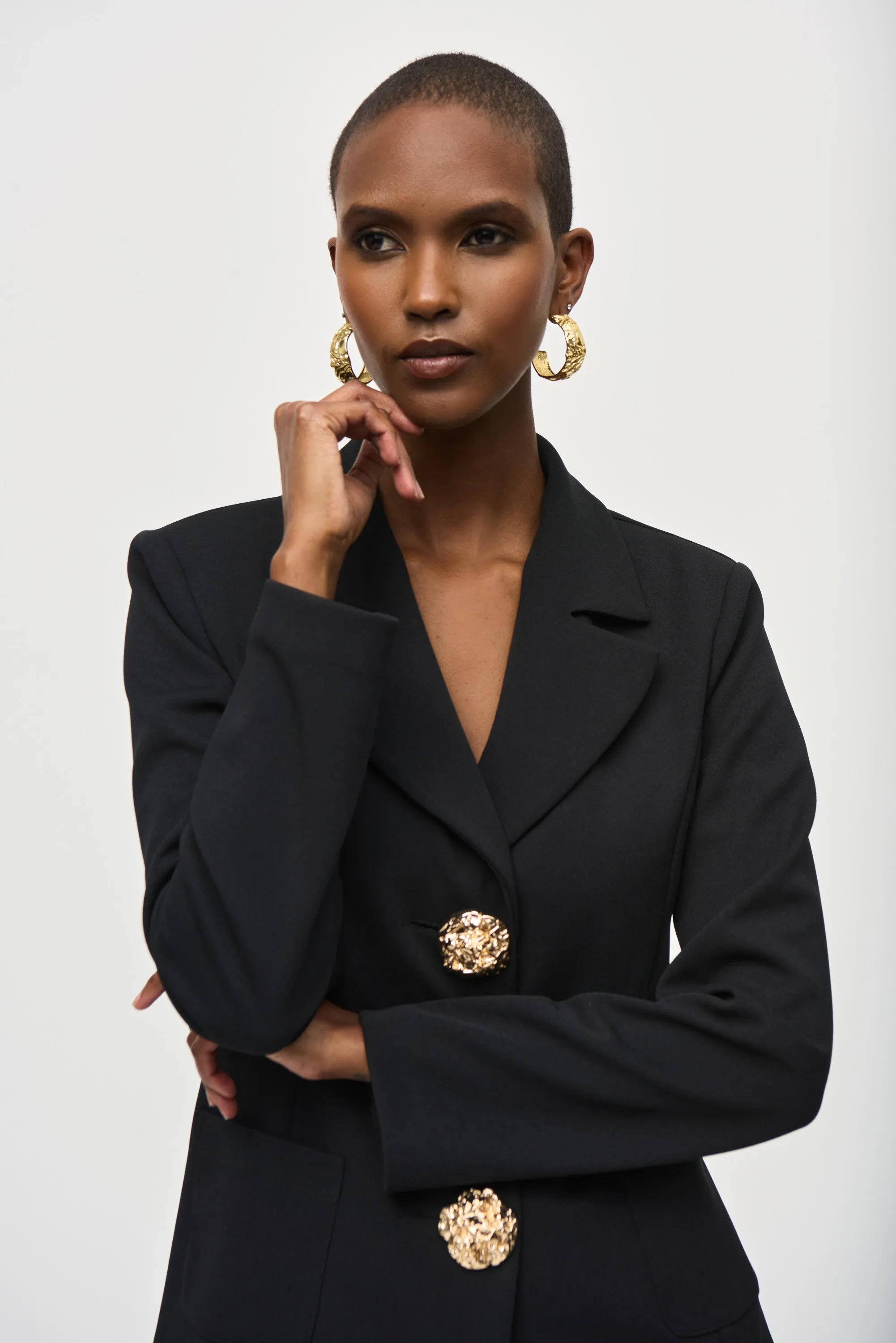 BLAZER WITH GOLD BUTTONS