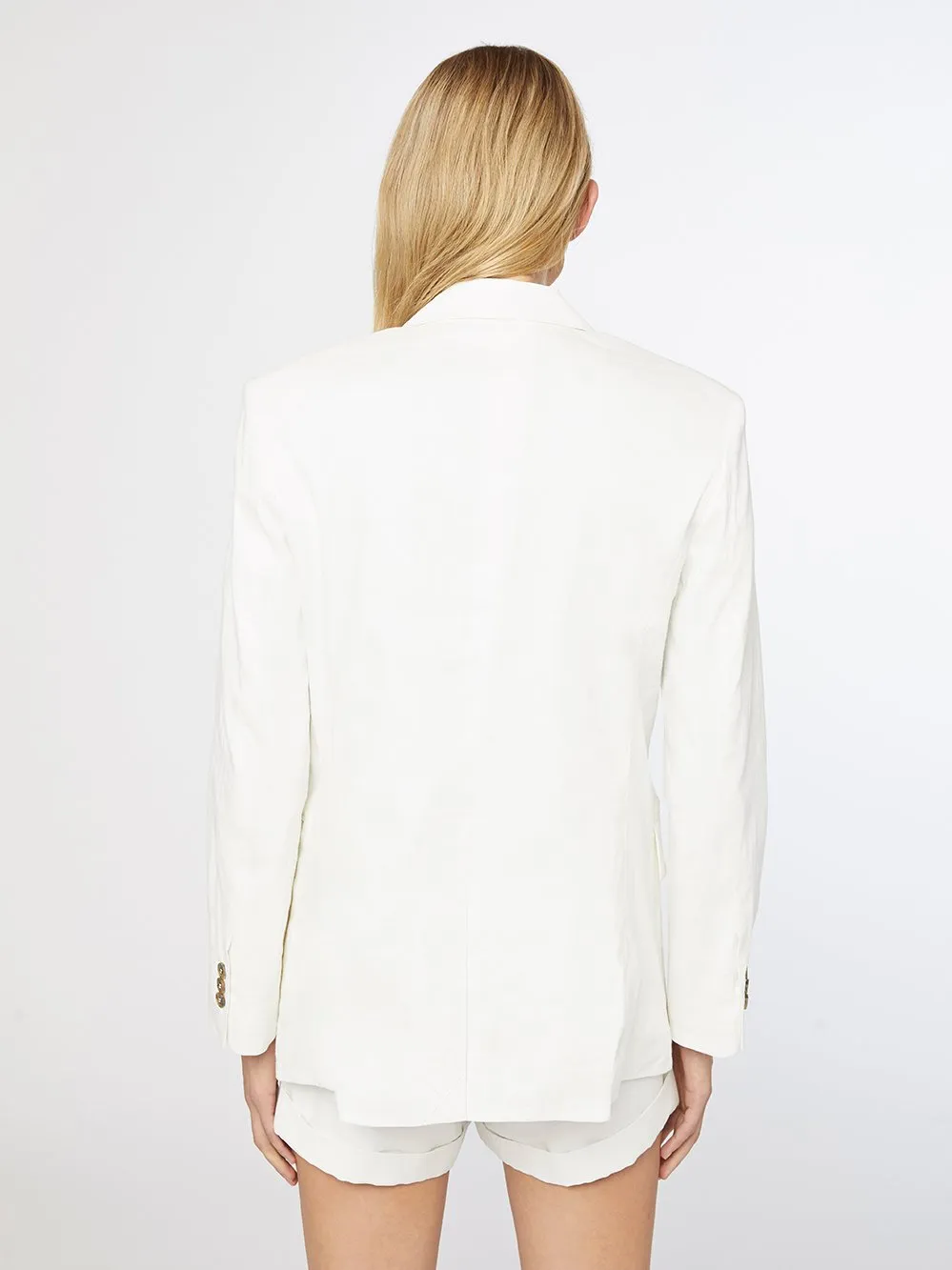 Boyfriend Blazer -- Blanc