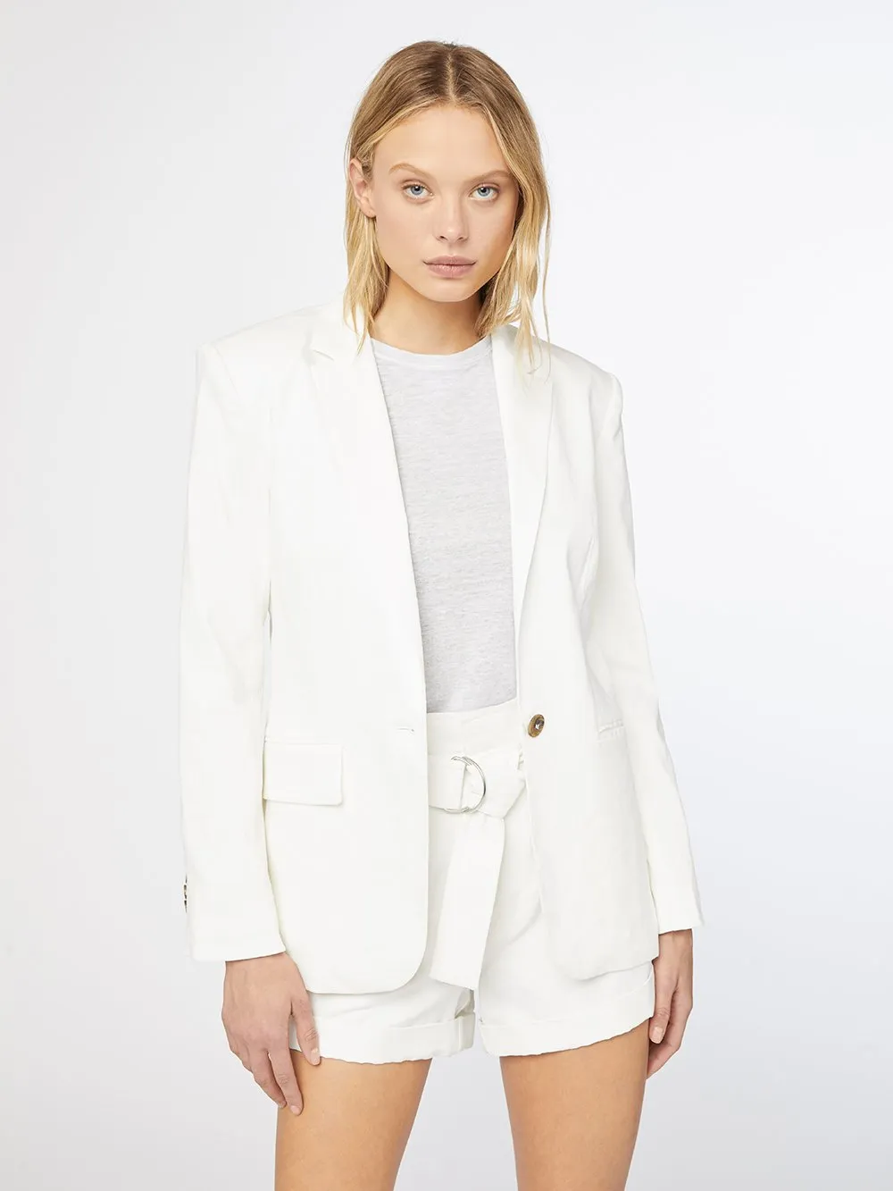 Boyfriend Blazer -- Blanc