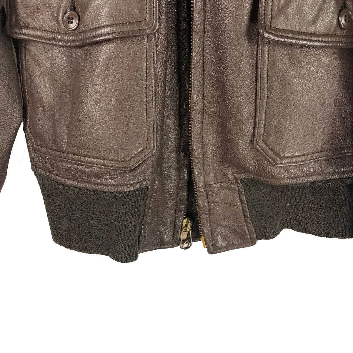 Brill Brothers US Navy G-1 Leather Flight Jacket