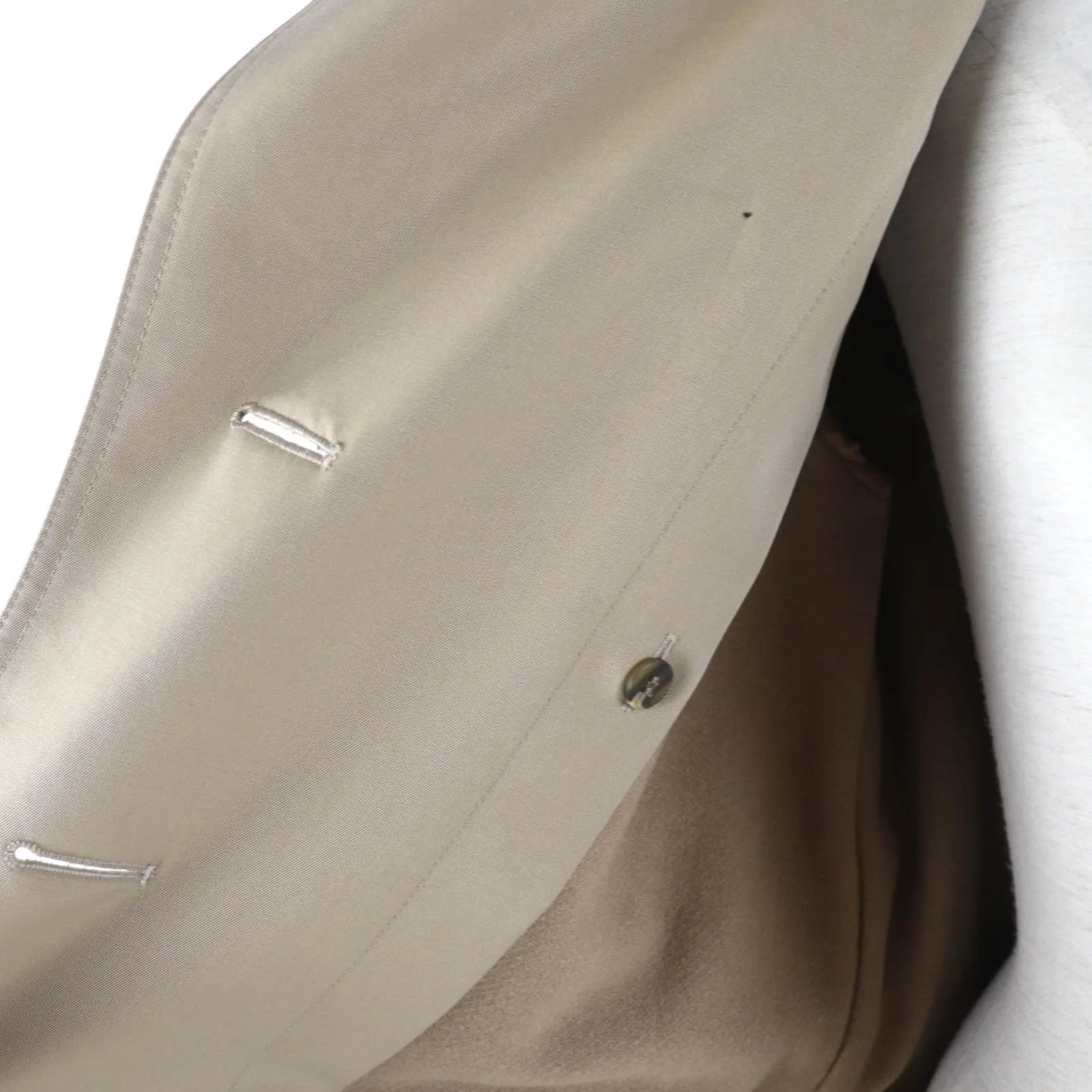 Burberry Cotton Trench Coat Beige 40 Women