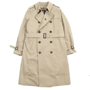 Burberry Cotton Trench Coat Beige 46