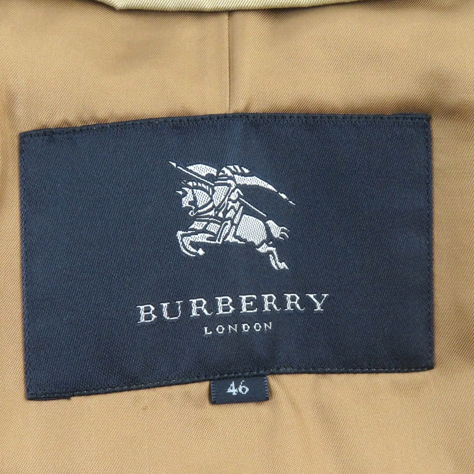 Burberry Cotton Trench Coat Beige 46