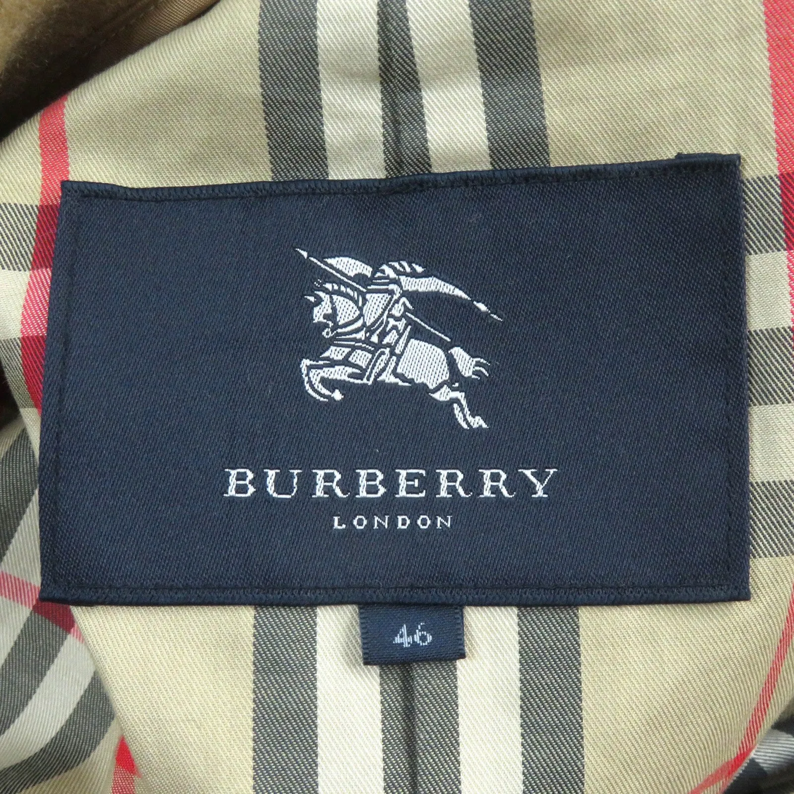 Burberry Cotton Trench Coat Beige 46