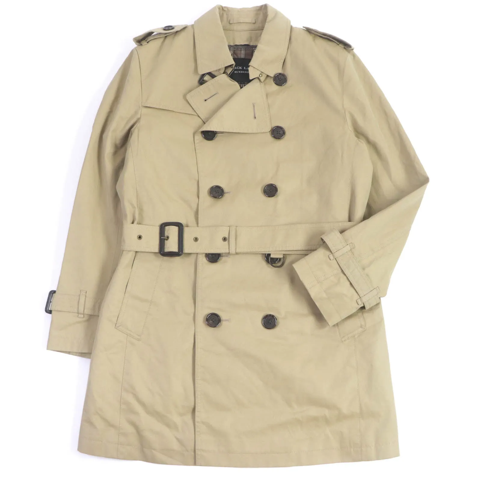 Burberry Cotton Trench Coat Beige L Men