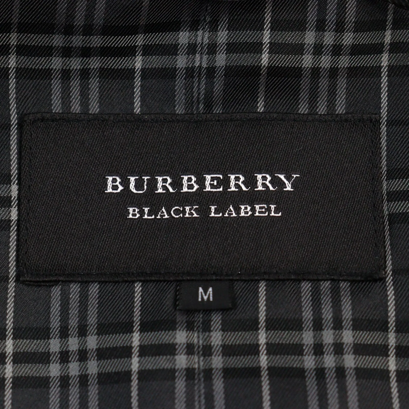 Burberry Leather Trench Coat Black M