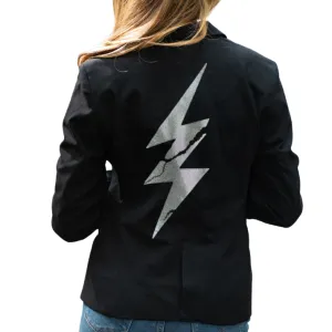 Crystal Lightening Bolt Blazer