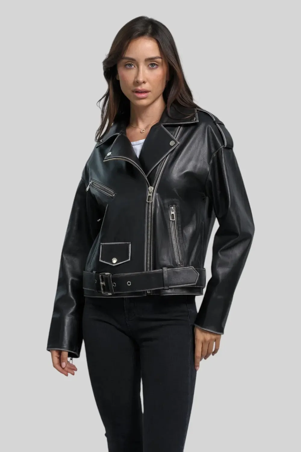 Fiorella Vintage Leather Jacket