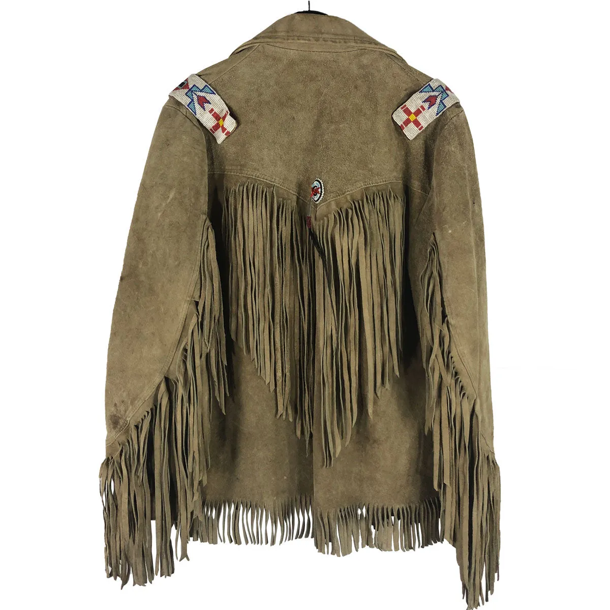 Fringed Buckskin Jacket Native American Navajo Beading C1950