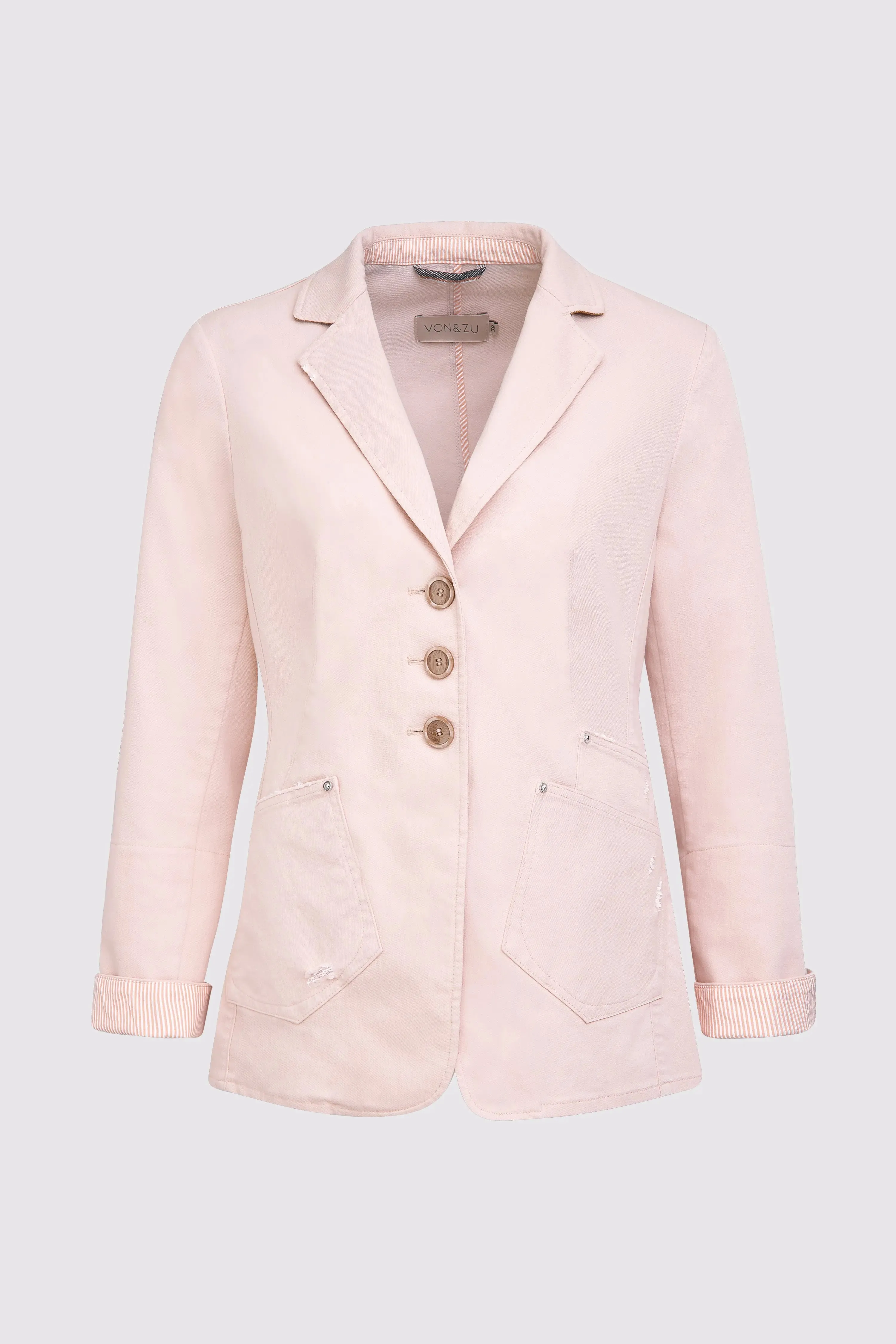 Geschmückter Jeansblazer