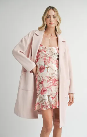 Hayley Open Coat - Light Pink