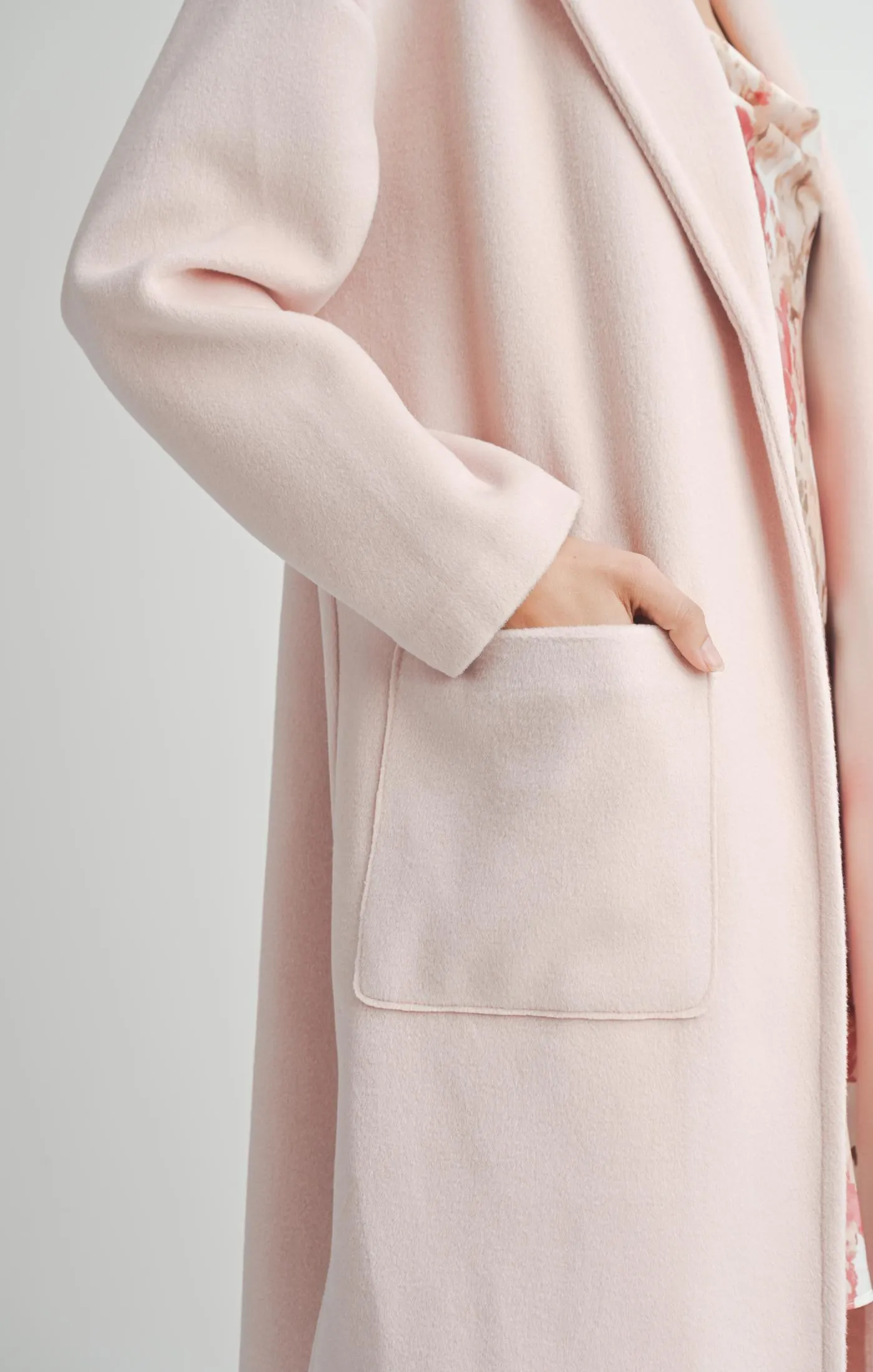 Hayley Open Coat - Light Pink