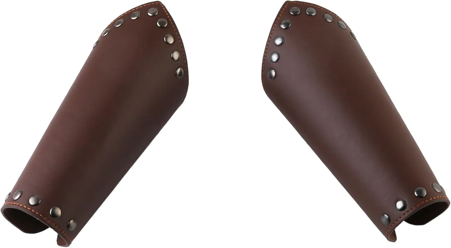 HZMAN Faux Leather Arm Guards - Medieval Cross Bracers - One Size