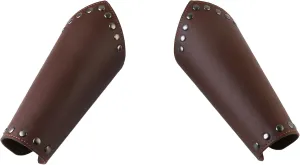 HZMAN Faux Leather Arm Guards - Medieval Cross Bracers - One Size
