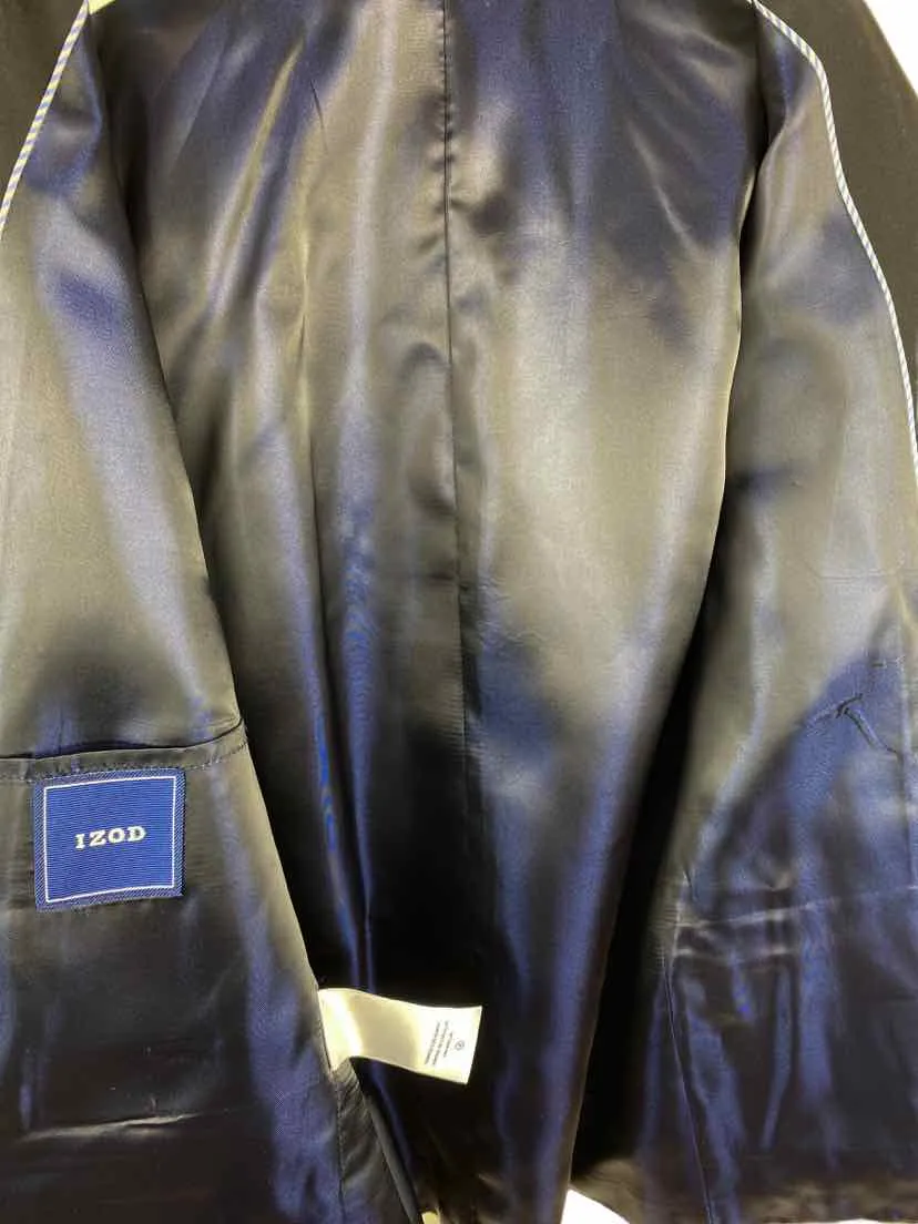 Izod Boys' Lightweight Blazer Black Size 12