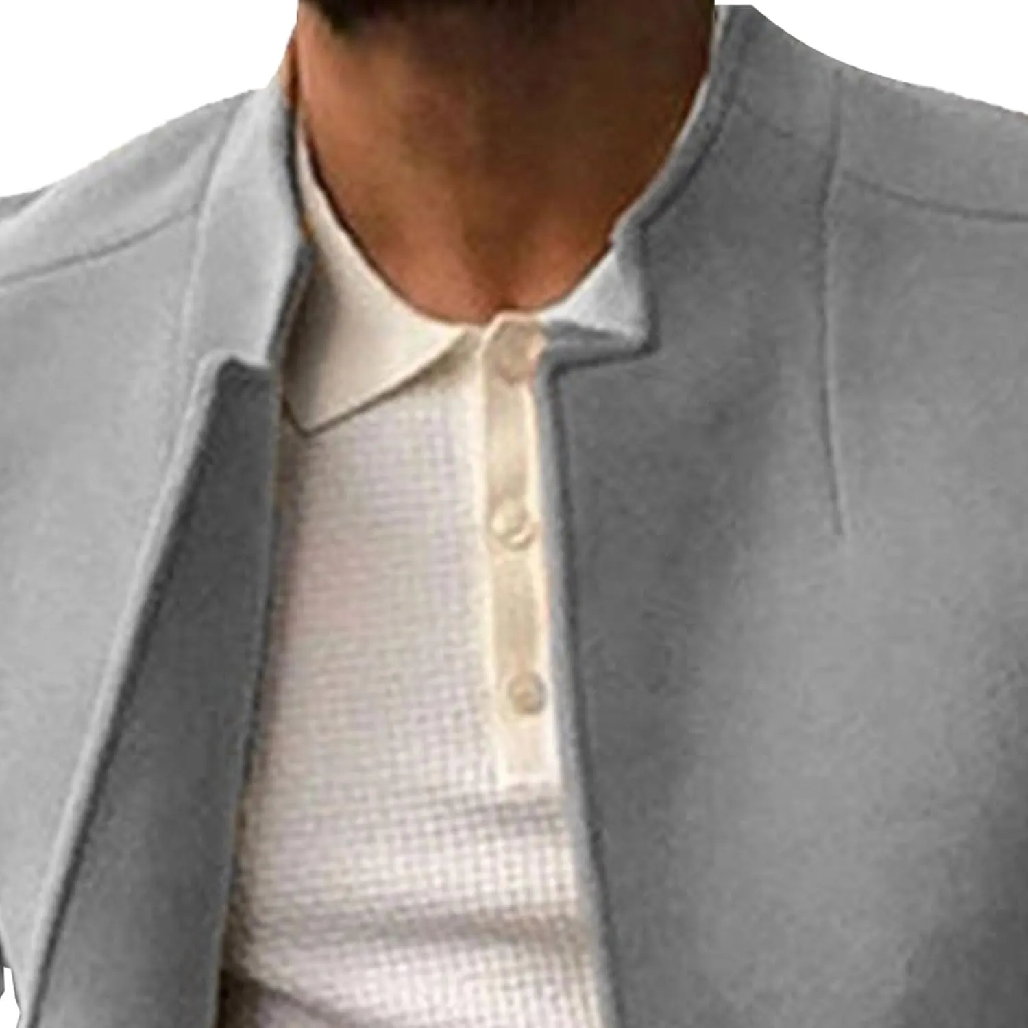 JEShifangjiusu Men's Winter Trench Coat Military Jackets Single Breasted Long Wool Blend Overcoat Slim Down Business Topcoat