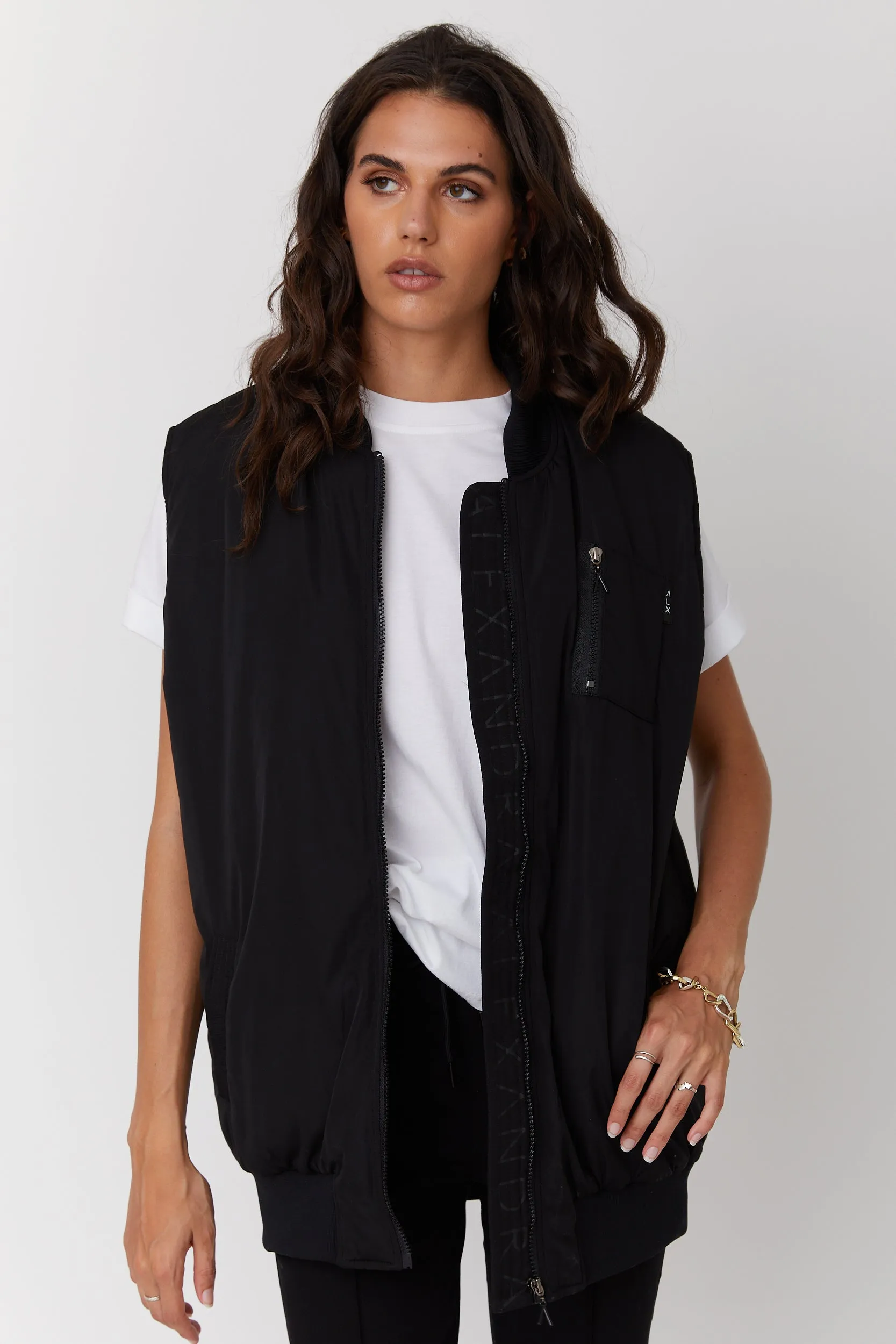 KYGO Puffer Vest Black