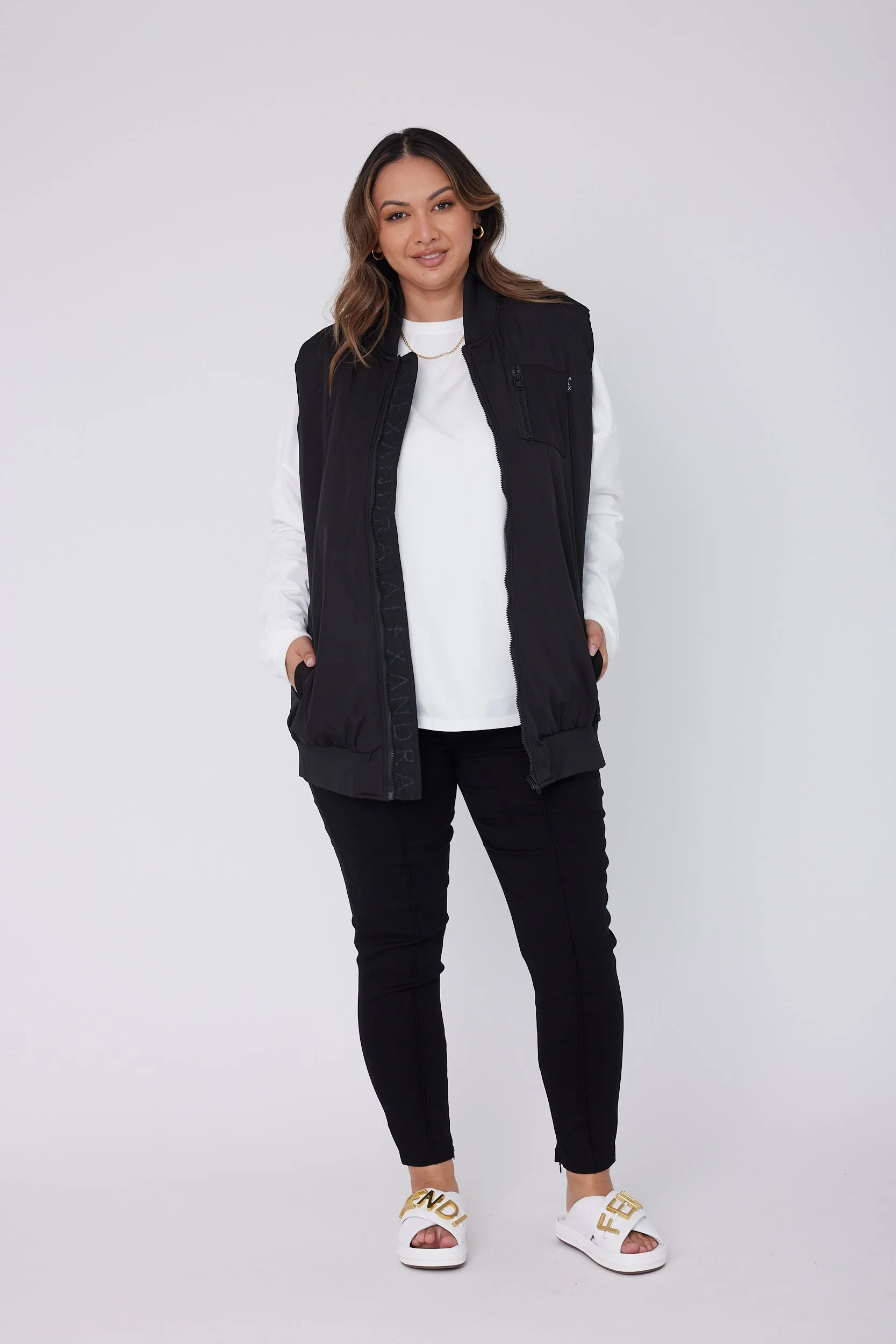 KYGO Puffer Vest Black