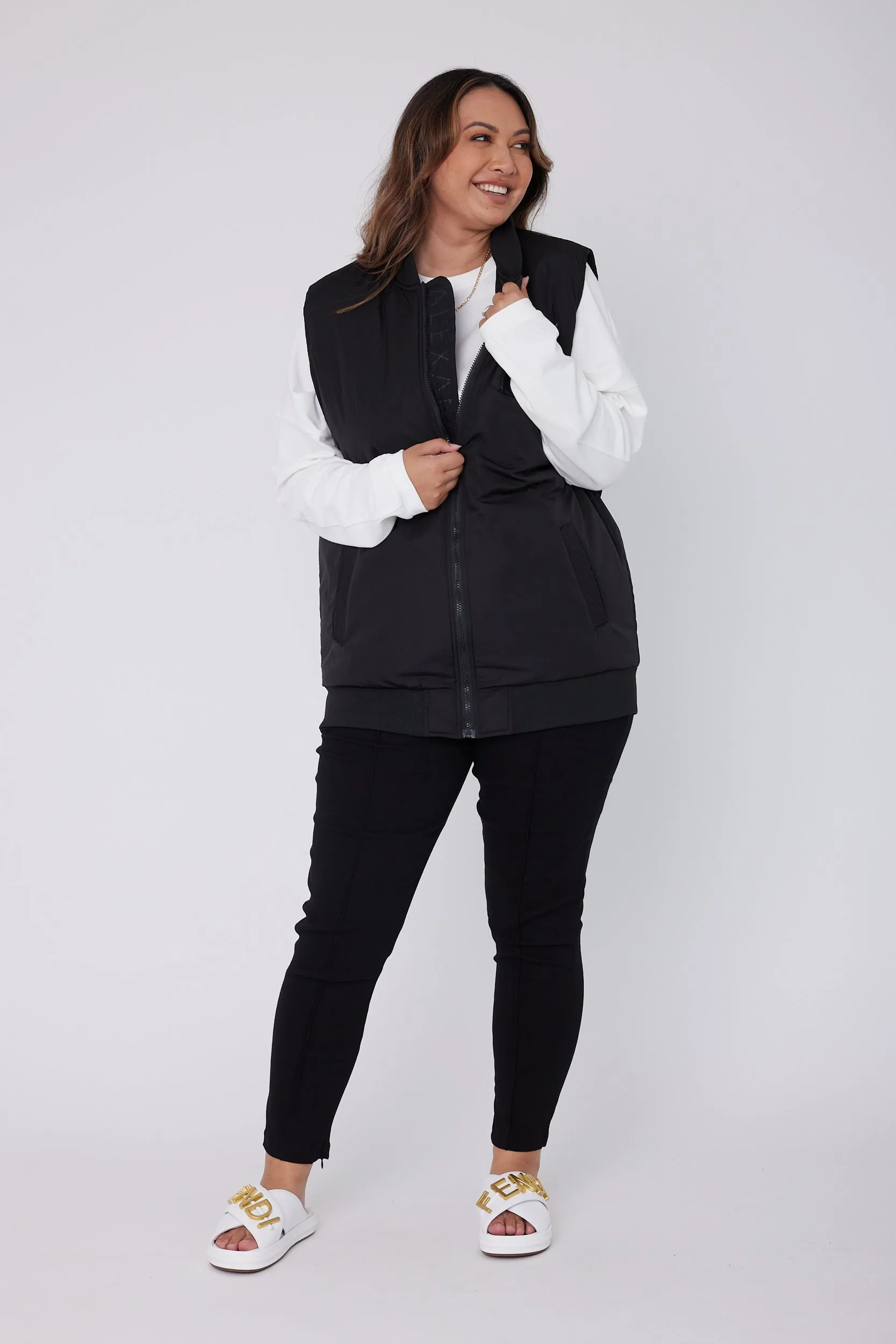 KYGO Puffer Vest Black