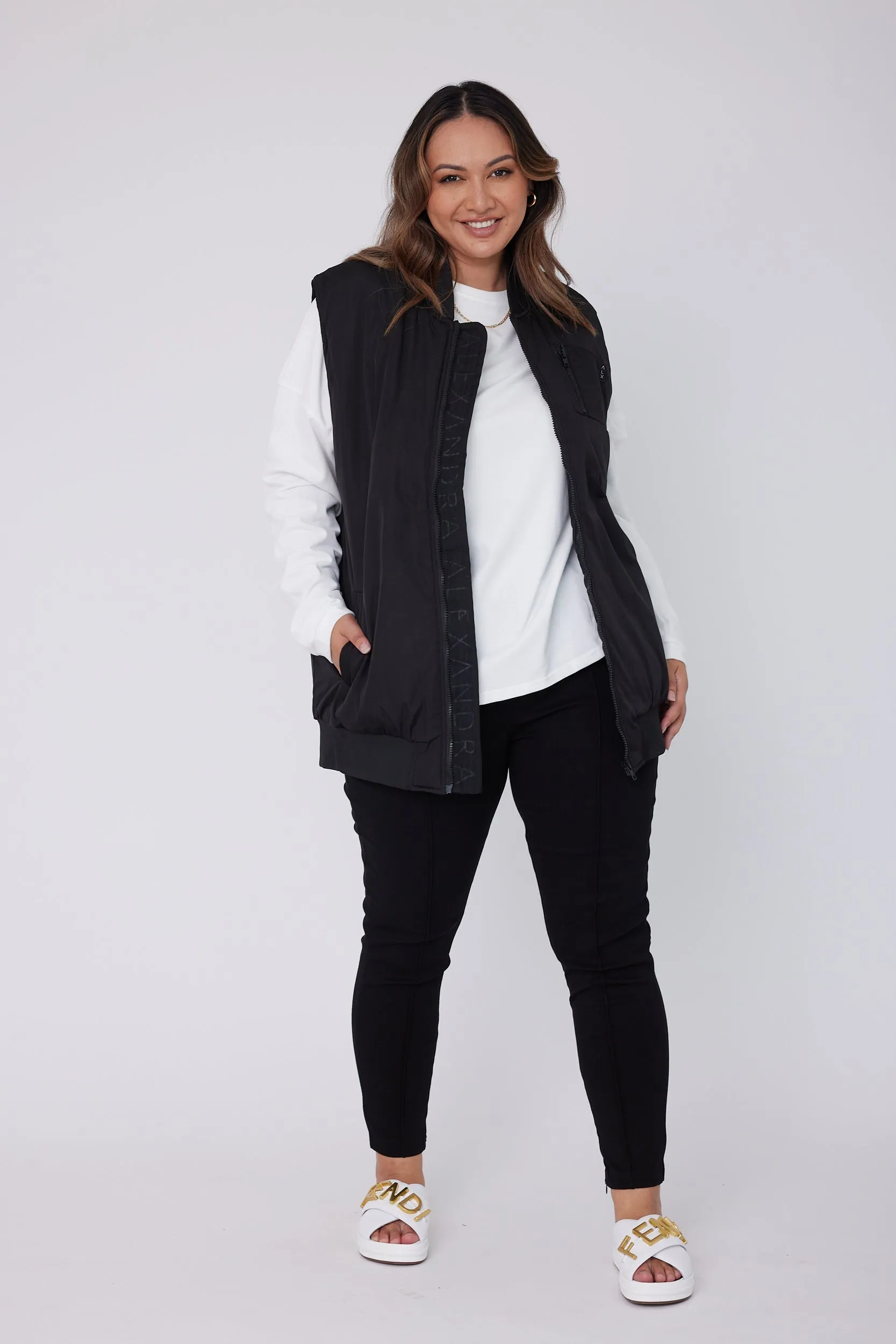 KYGO Puffer Vest Black