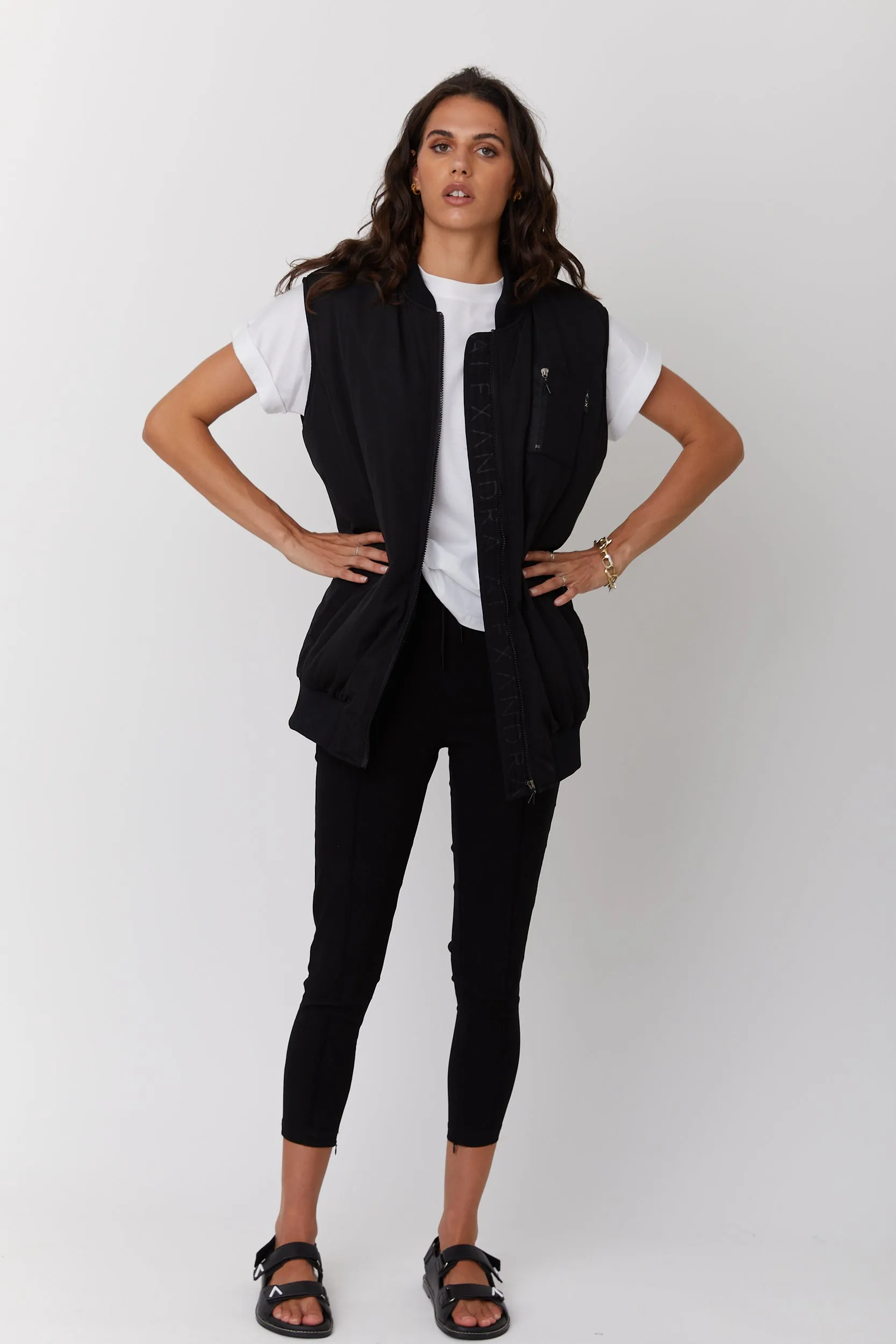 KYGO Puffer Vest Black