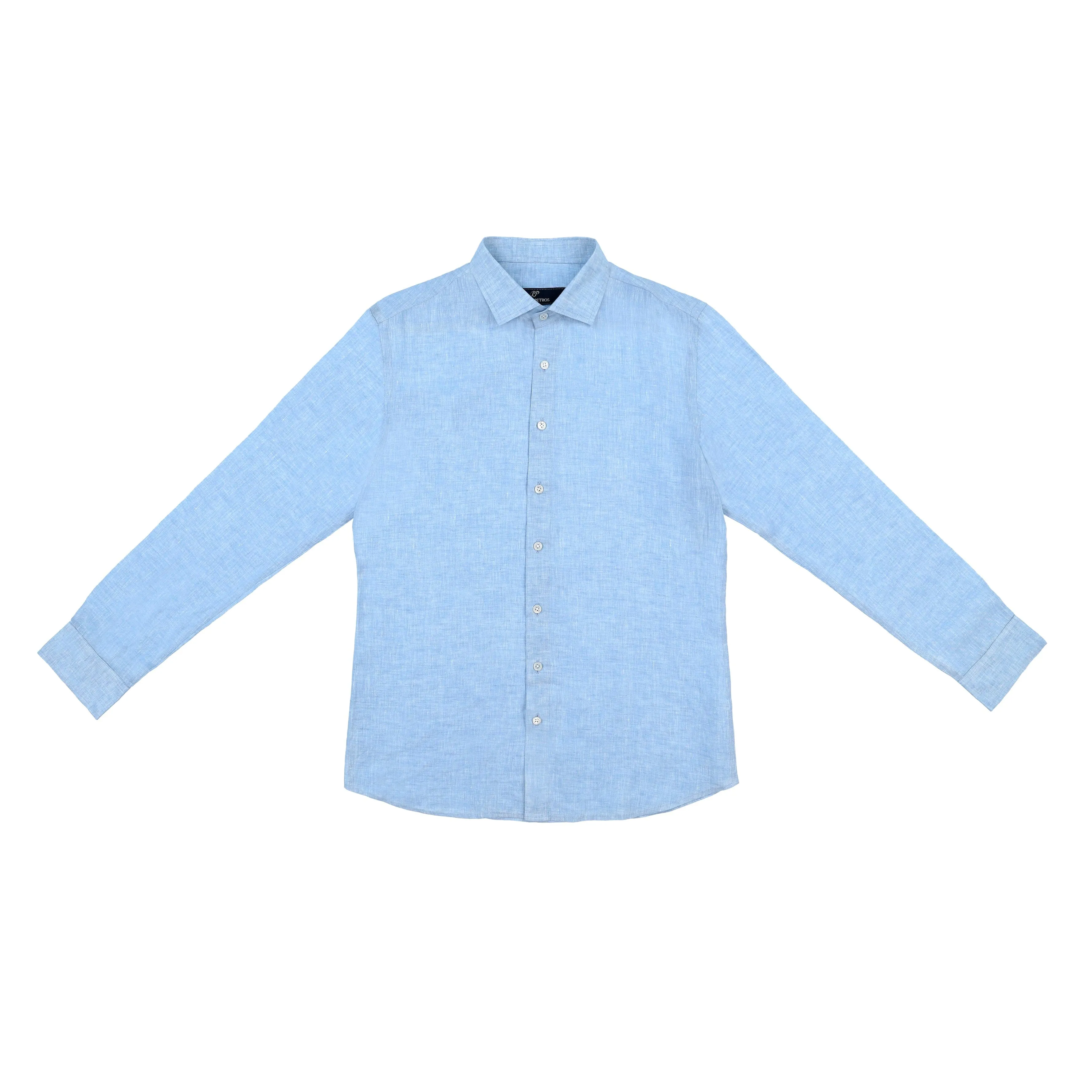 Laos Linen Shirt - Blue