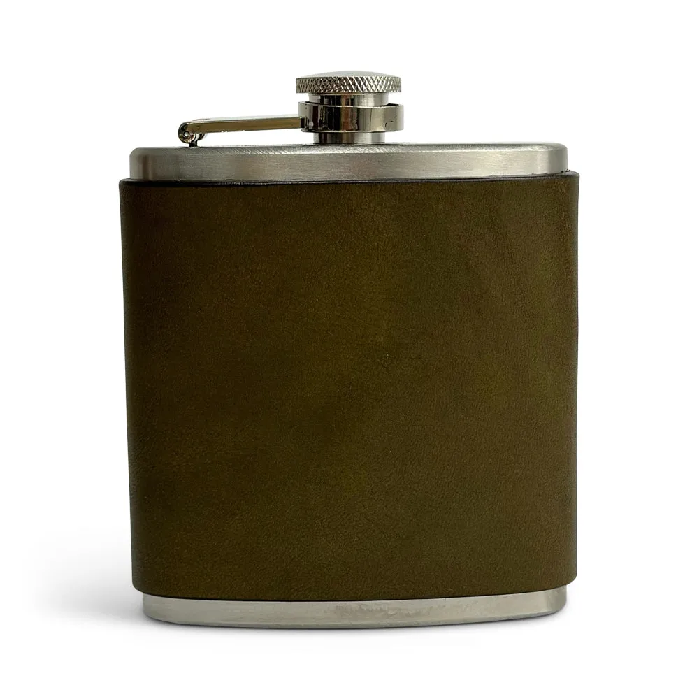 Leather Covered Flask