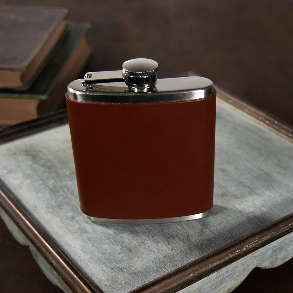 Leather Covered Flask