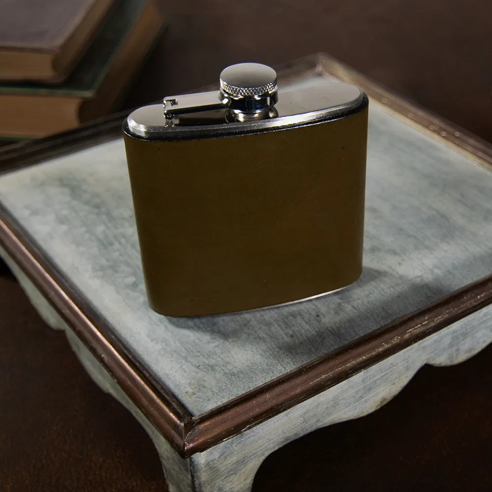 Leather Covered Flask