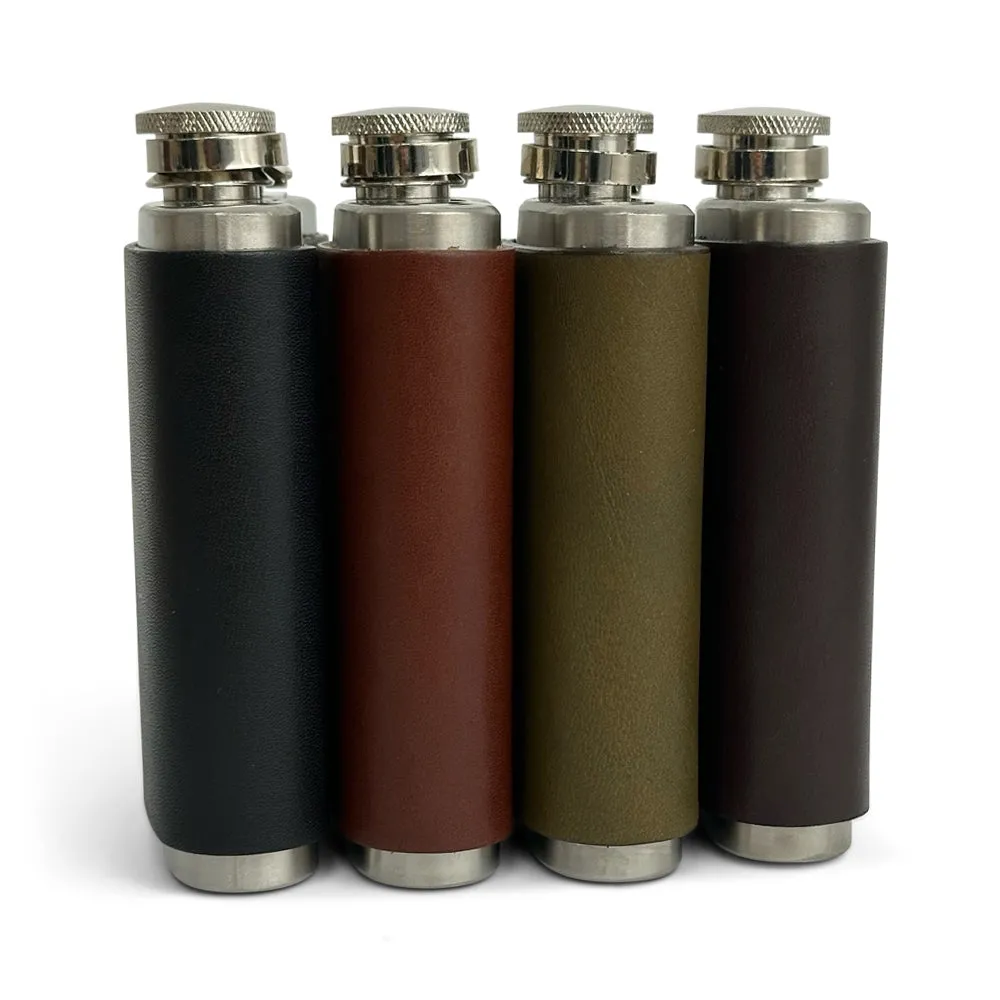 Leather Covered Flask