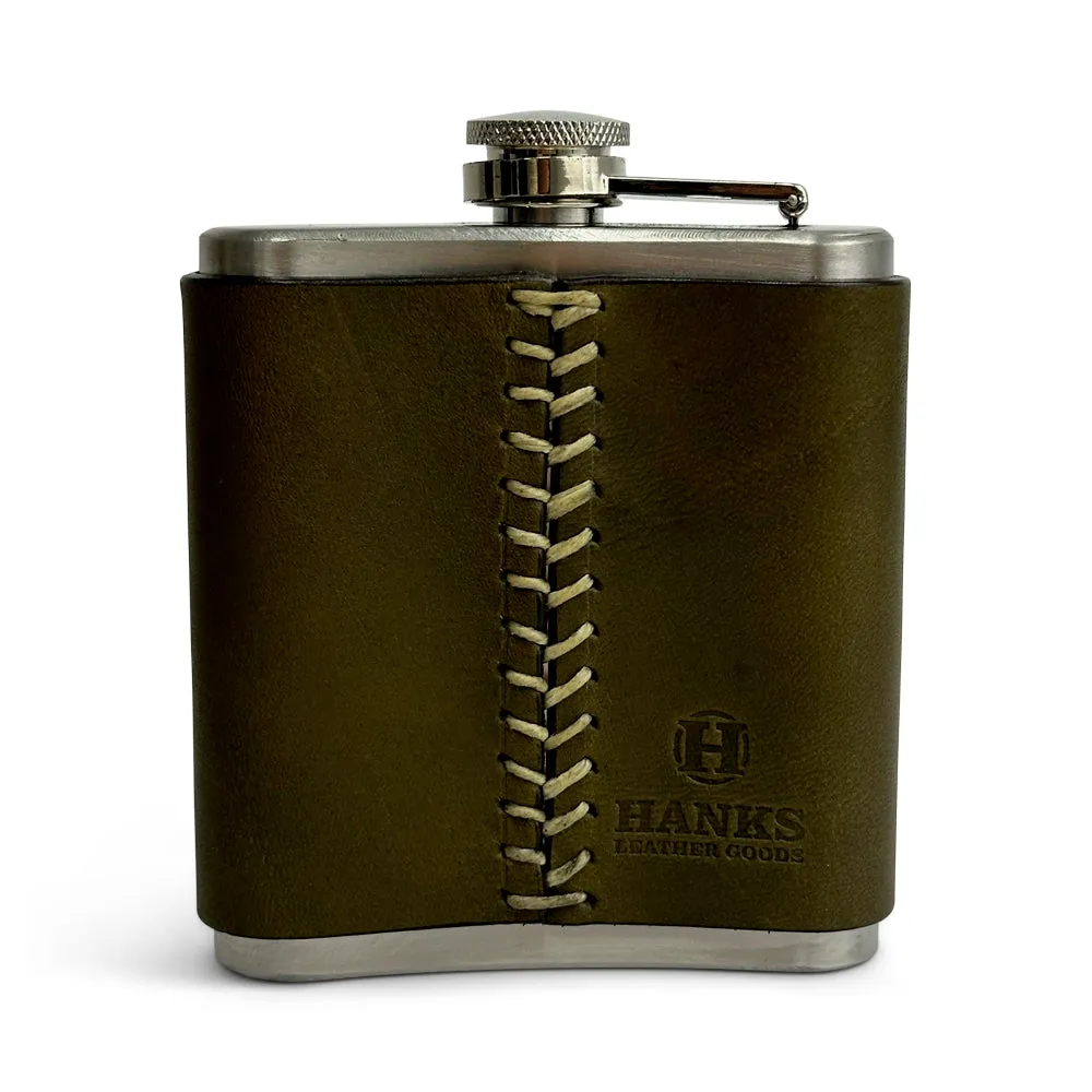 Leather Covered Flask