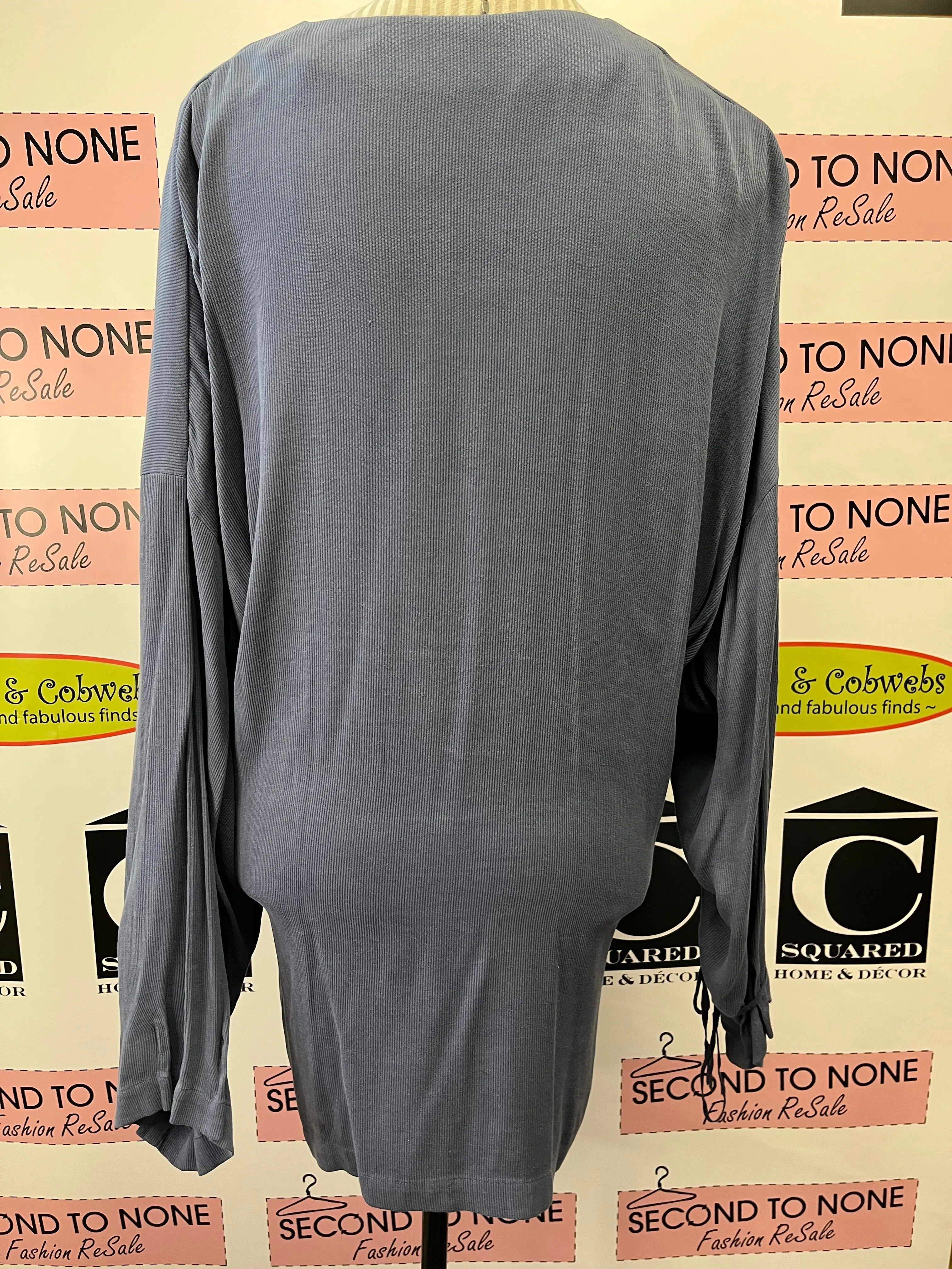 Linda Lundstrom Lace Up Top (Size L)