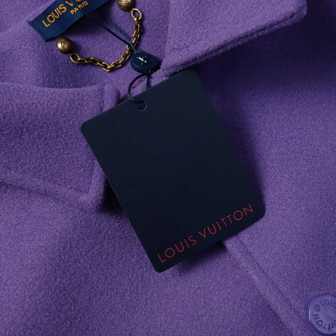 Louis Vuitton Purple White Varsity Jacket