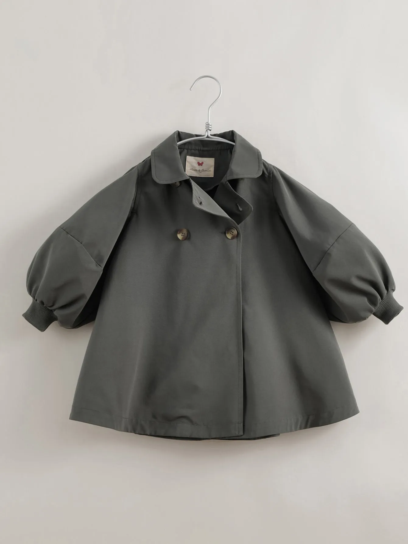 MARC & JANIE Girls Large A-line Trench Coat 231329