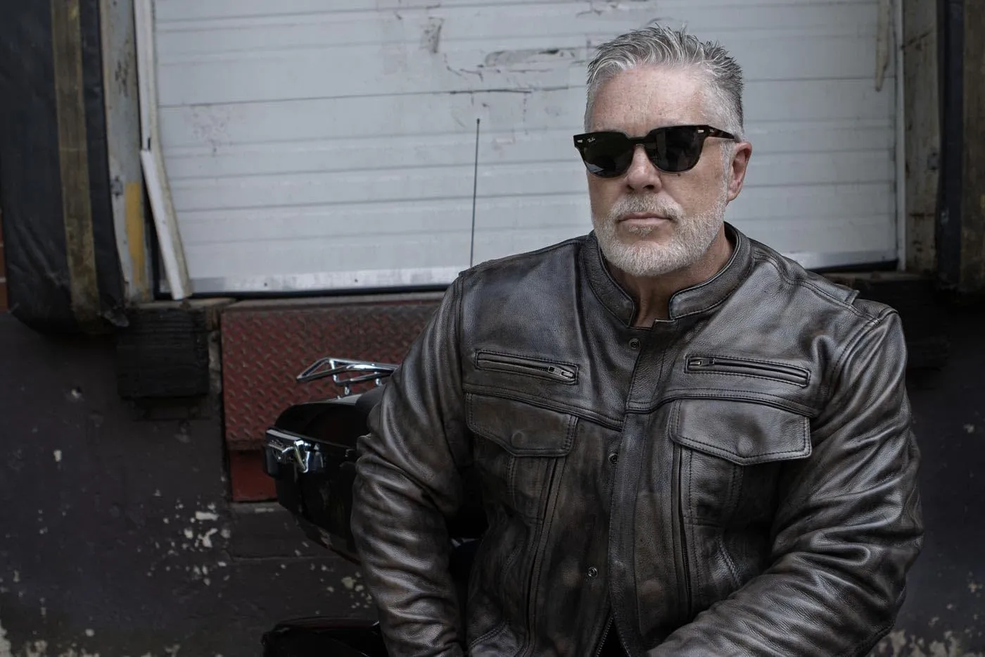 Milwaukee Leather MLM1506 Men's Black Premium Leather Motorcycle Jacket w/Utility Pockets Cool-Tec Leather Treatement