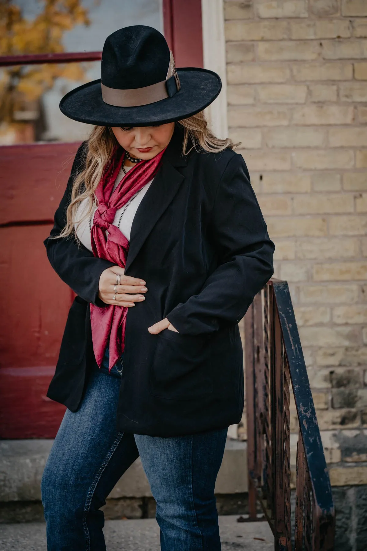 ‘Noir’ Black Boyfriend Fit Blazer (XS - XXL)