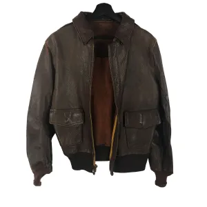 Original Horsehide Leather A-2 Flight Jacket w/ WASP Squadron Stencil