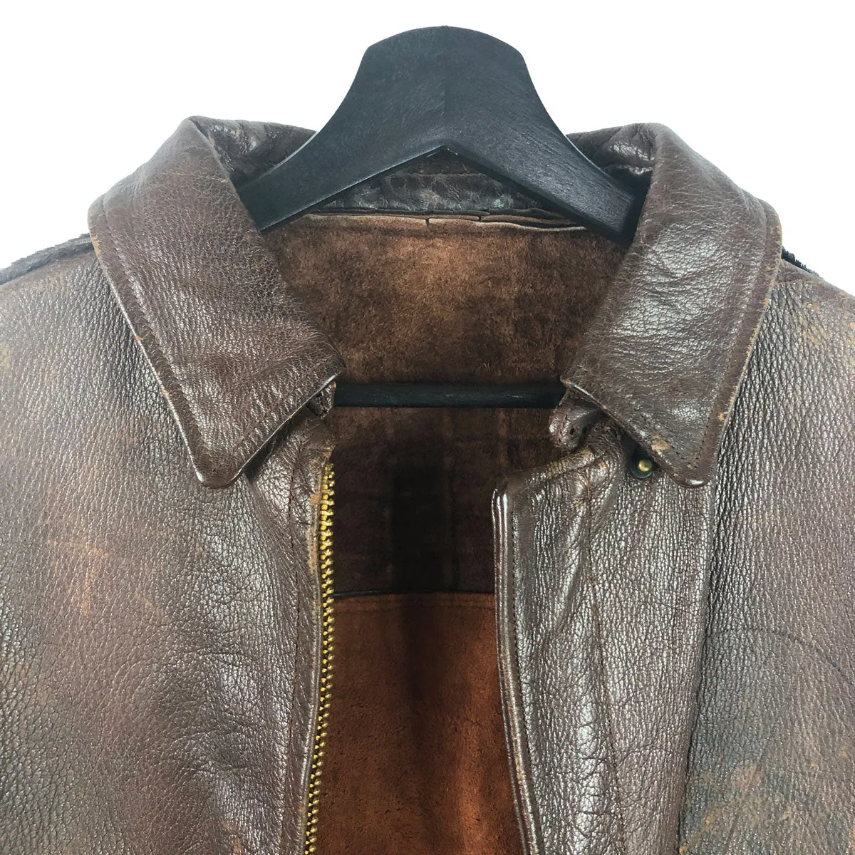Original Horsehide Leather A-2 Flight Jacket w/ WASP Squadron Stencil