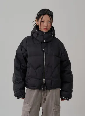 Oversize Hooded Puffer Jacket CN03