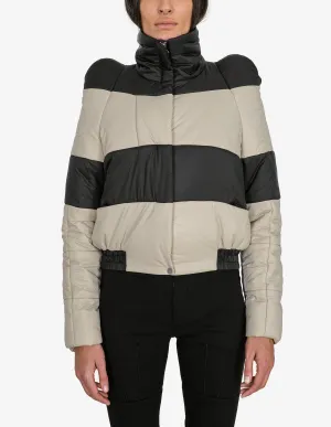 Padded-Shoulders Puffer Jacket