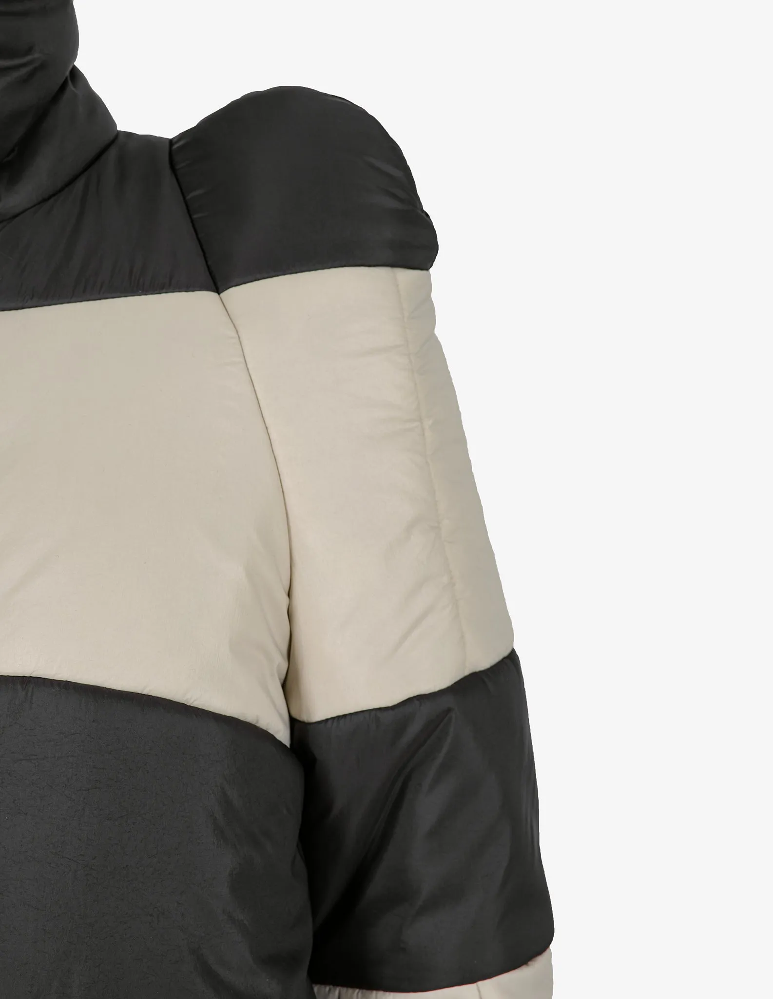 Padded-Shoulders Puffer Jacket