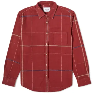 PORTUGUESE FLANNEL Torso Bordeaux Shirt